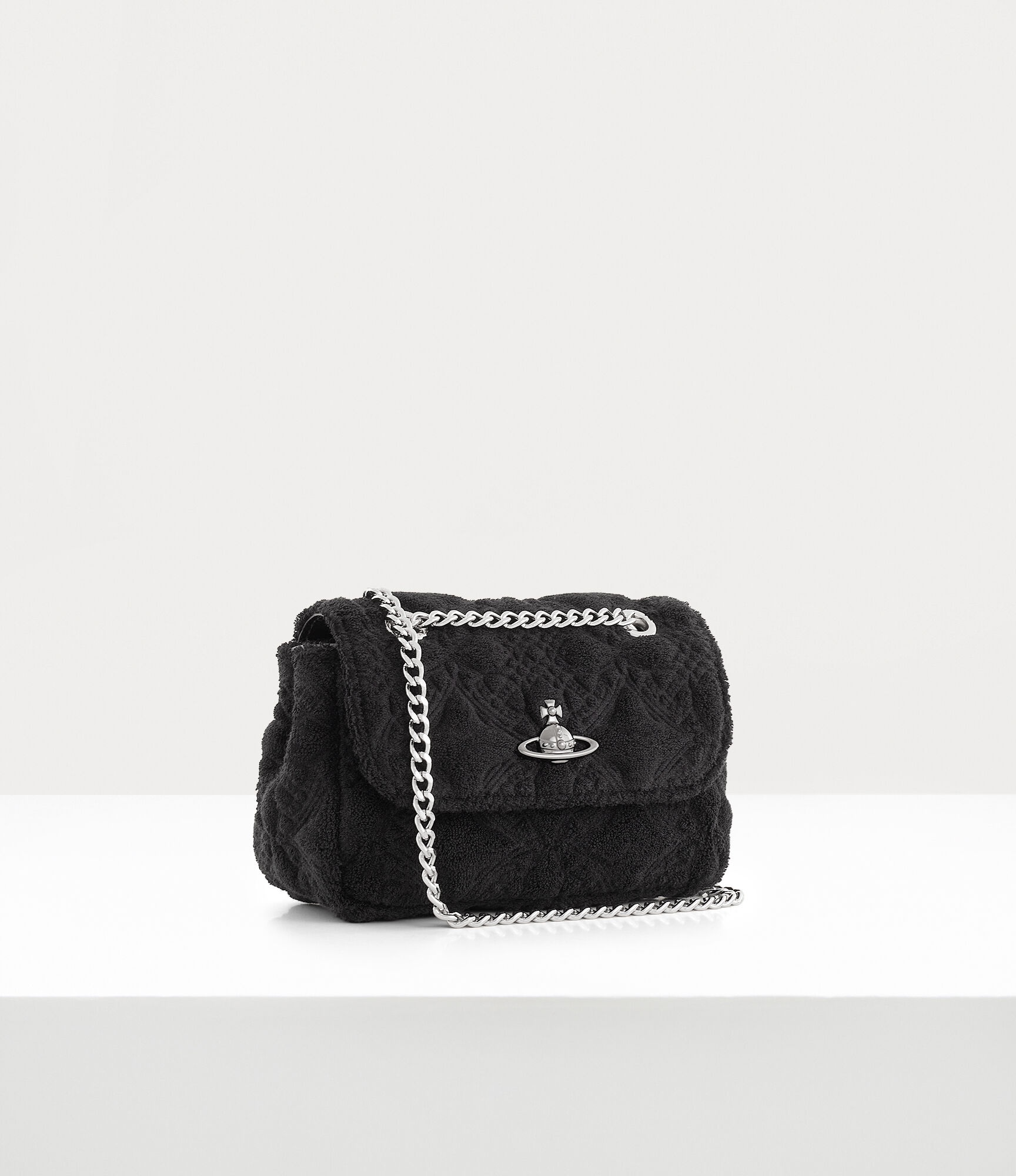 TOWELLING SMALL PURSE WITH CH 2