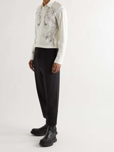 Alexander McQueen Printed Silk Shirt outlook