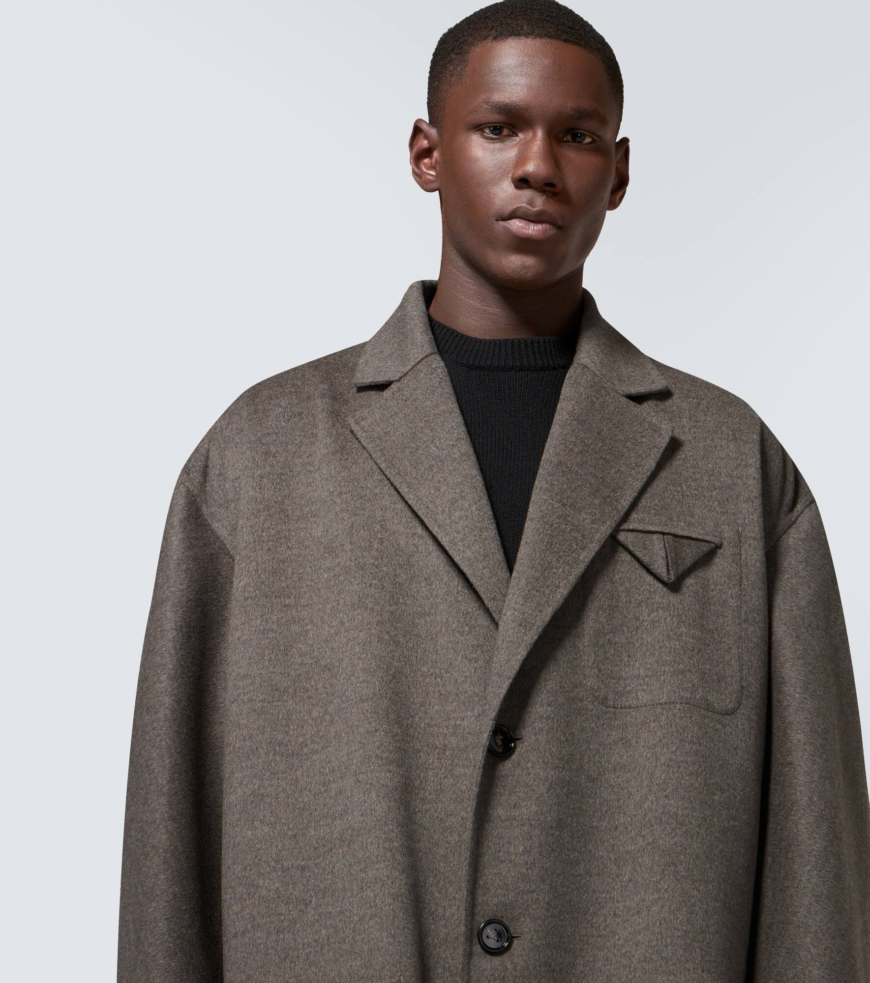 Wool and cashmere overcoat - 7