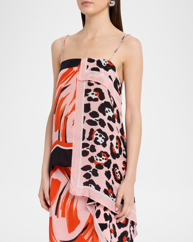 Josette Embellished-Strap Asymmetric Top 4