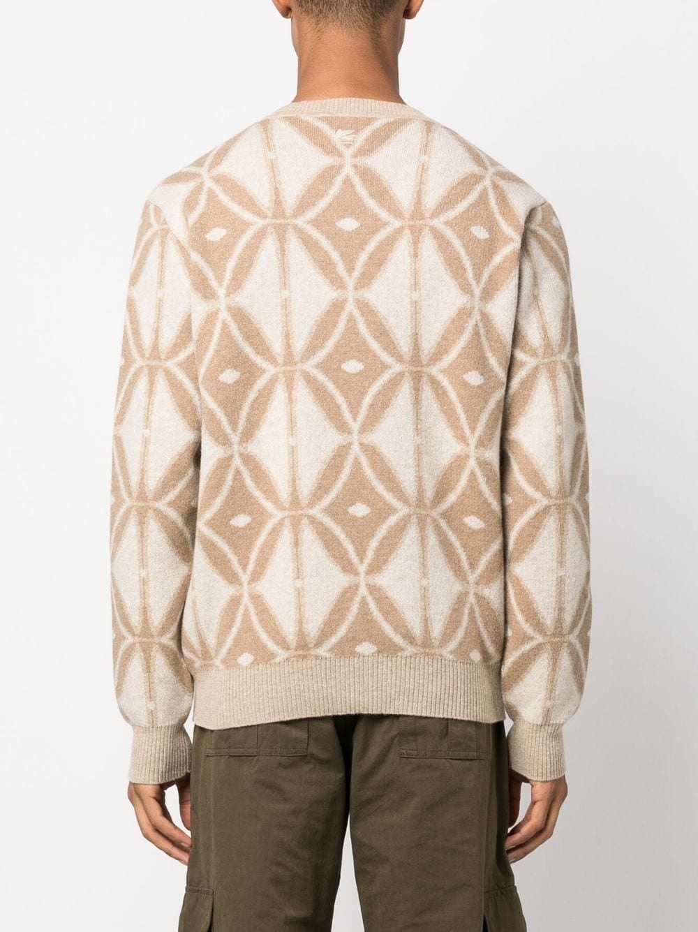 intarsia-knit wool jumper - 4