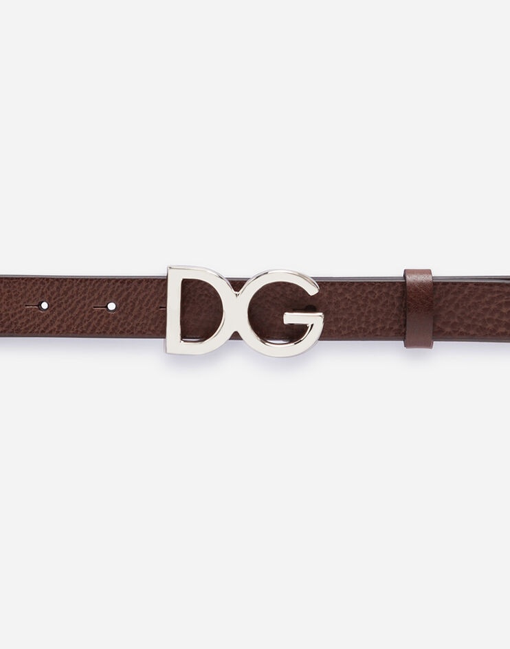 Tumbled leather belt - 3