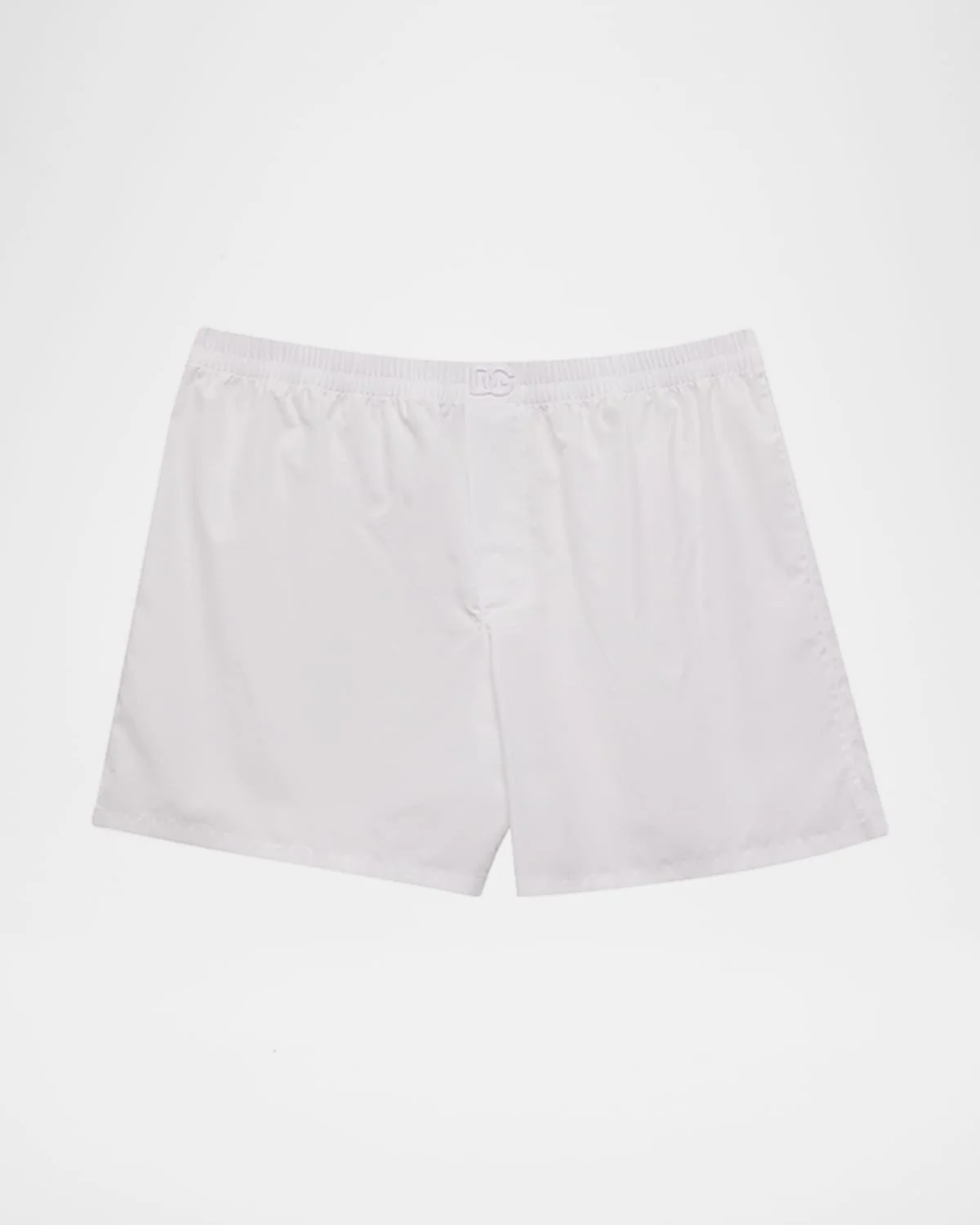 Men's Solid Cotton Logo Boxer Shorts - 1