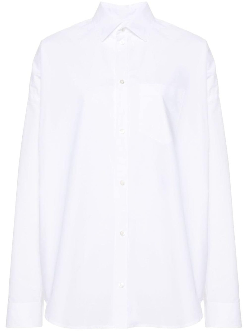drop-shoulder cotton shirt - 1