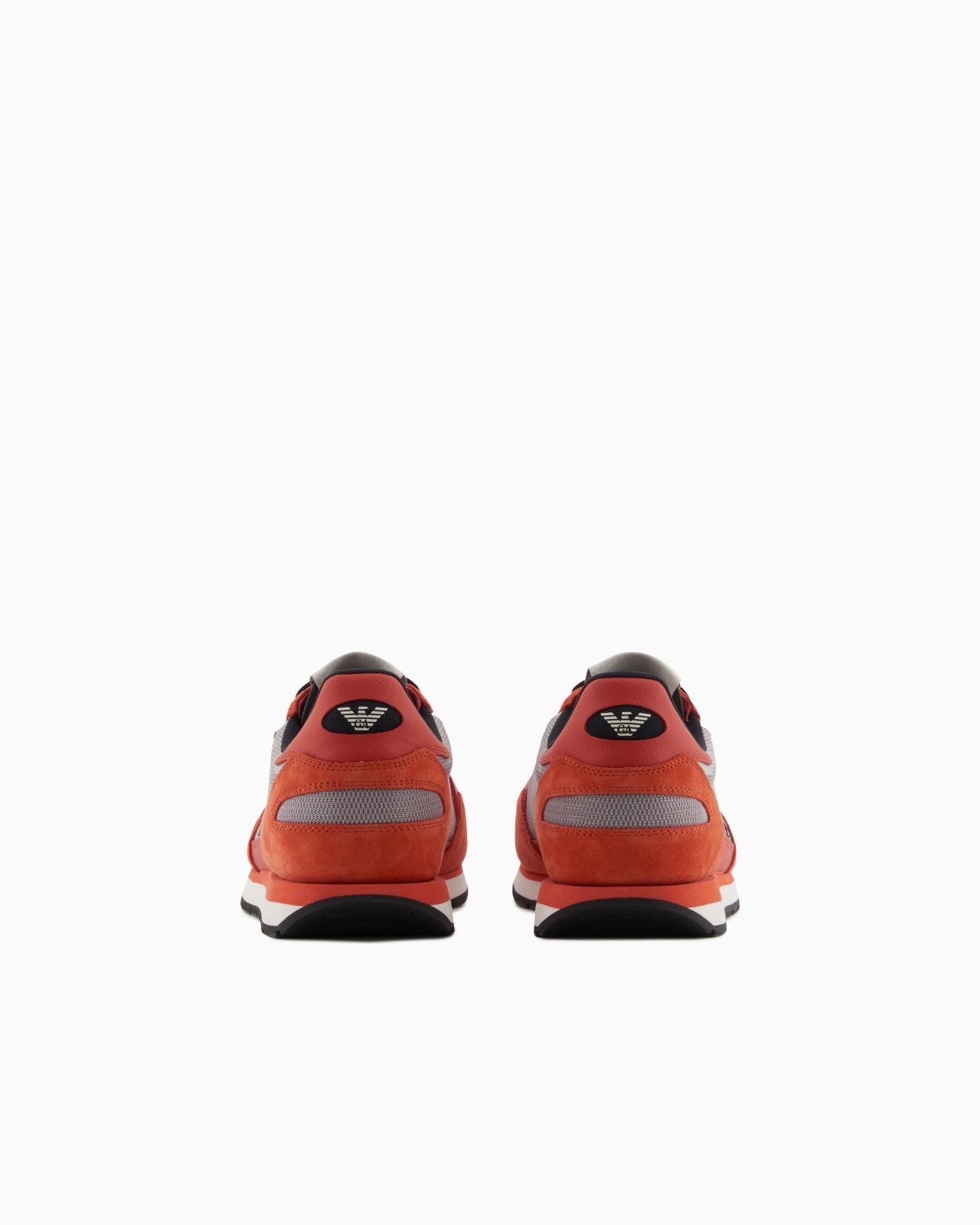 MESH SNEAKERS WITH SUEDE DETAILS AND EAGLE PATCH - 4
