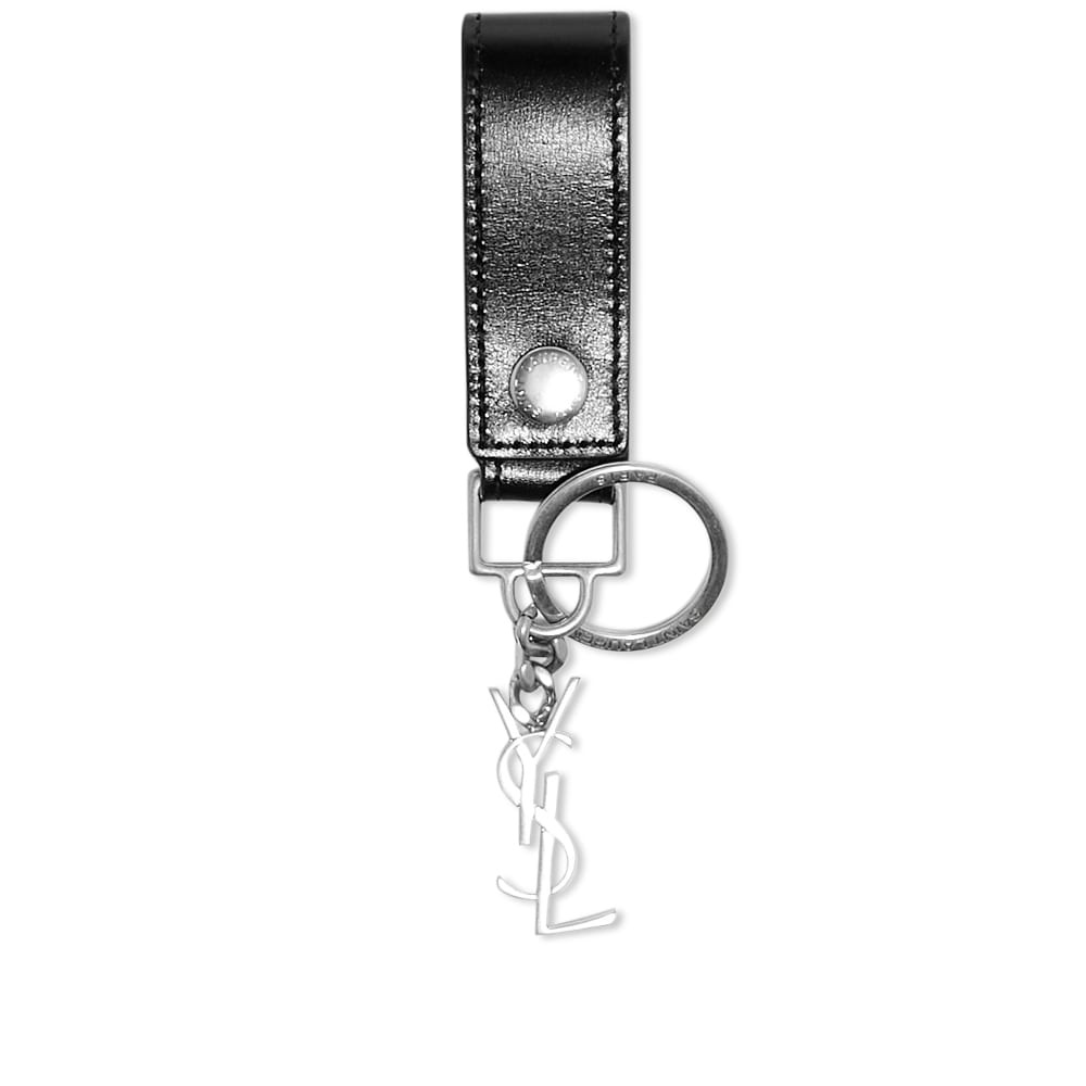 Saint Laurent YSL Metal Logo Keychain - 1