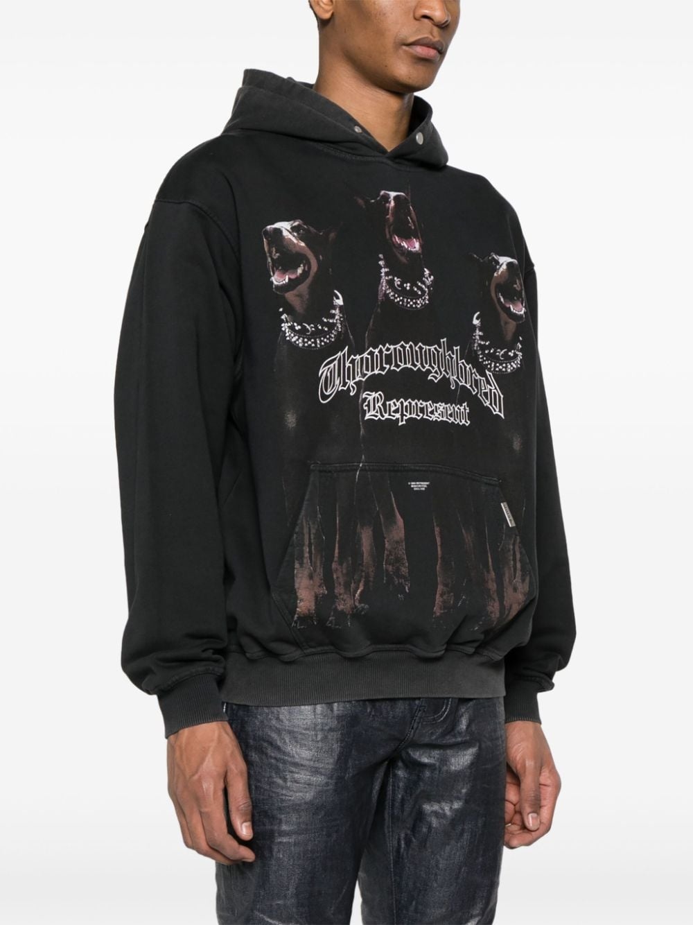 Thoroughbred cotton hoodie - 3