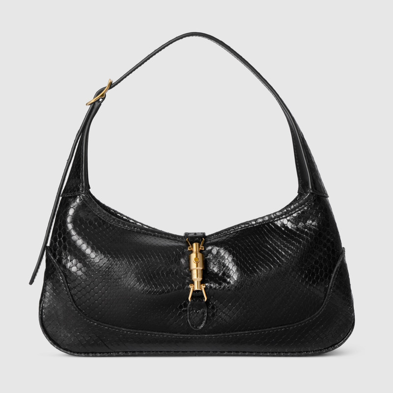 Jackie Slim python small shoulder bag 1