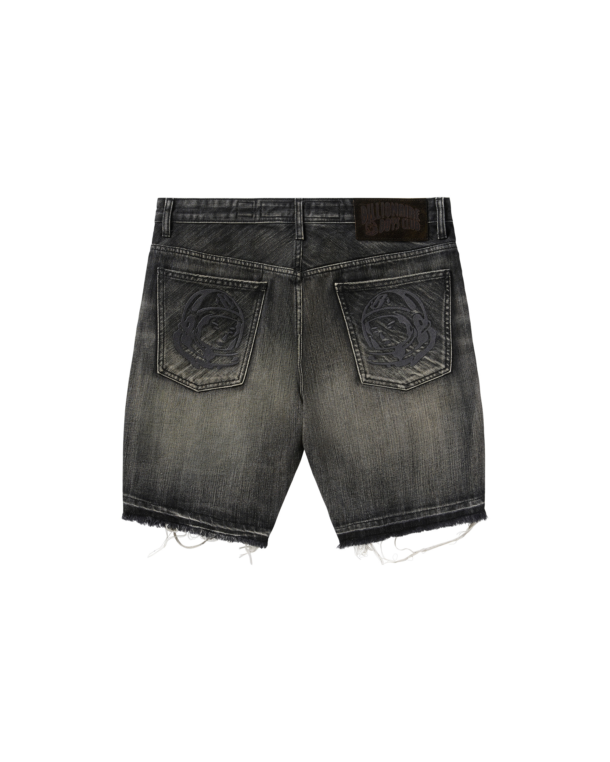 CADET CRATER BLACK JEAN SHORTS - 2