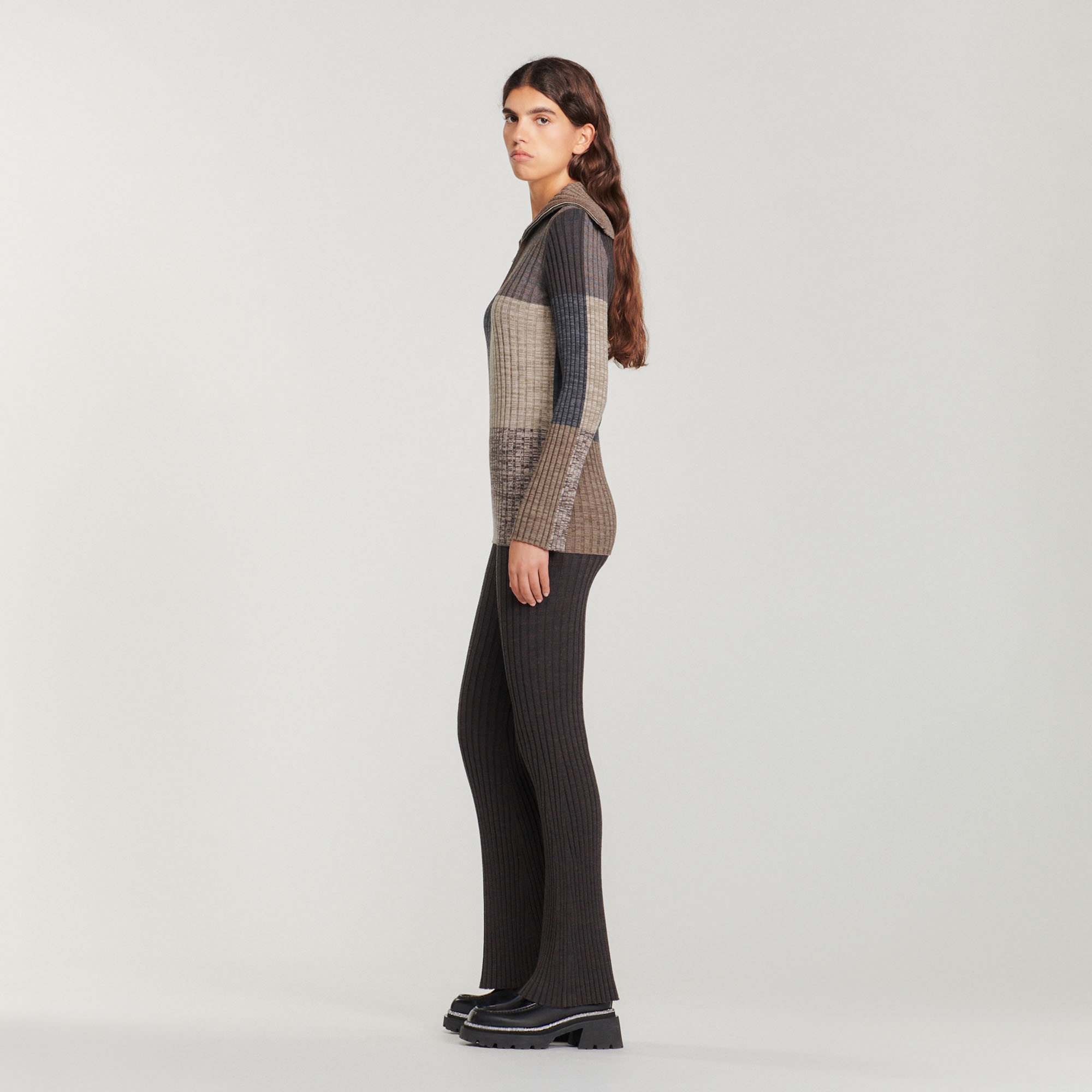 Trucker-neck sweater - 7