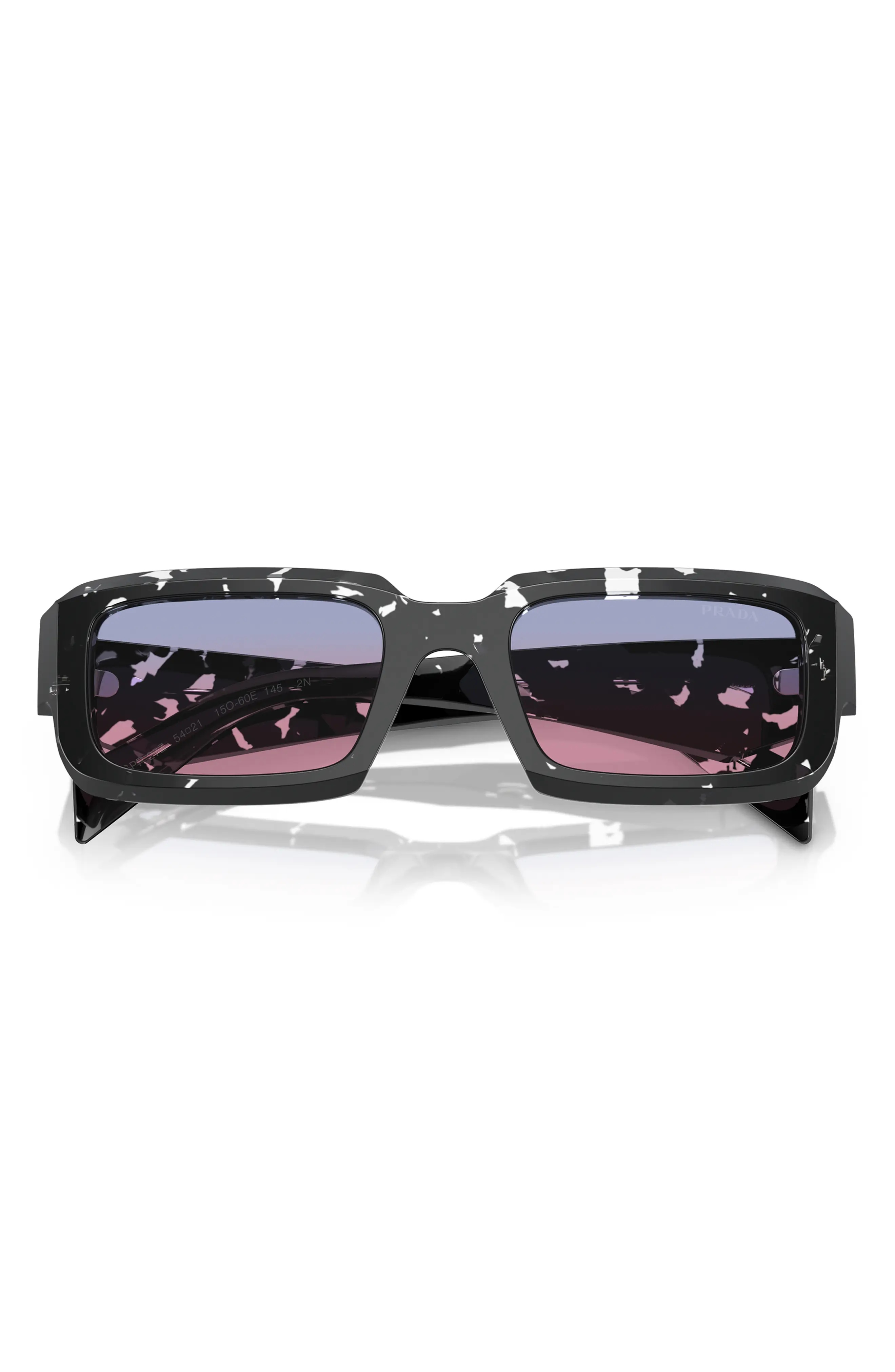 54mm Rectangle Gradient Sunglasses - 3