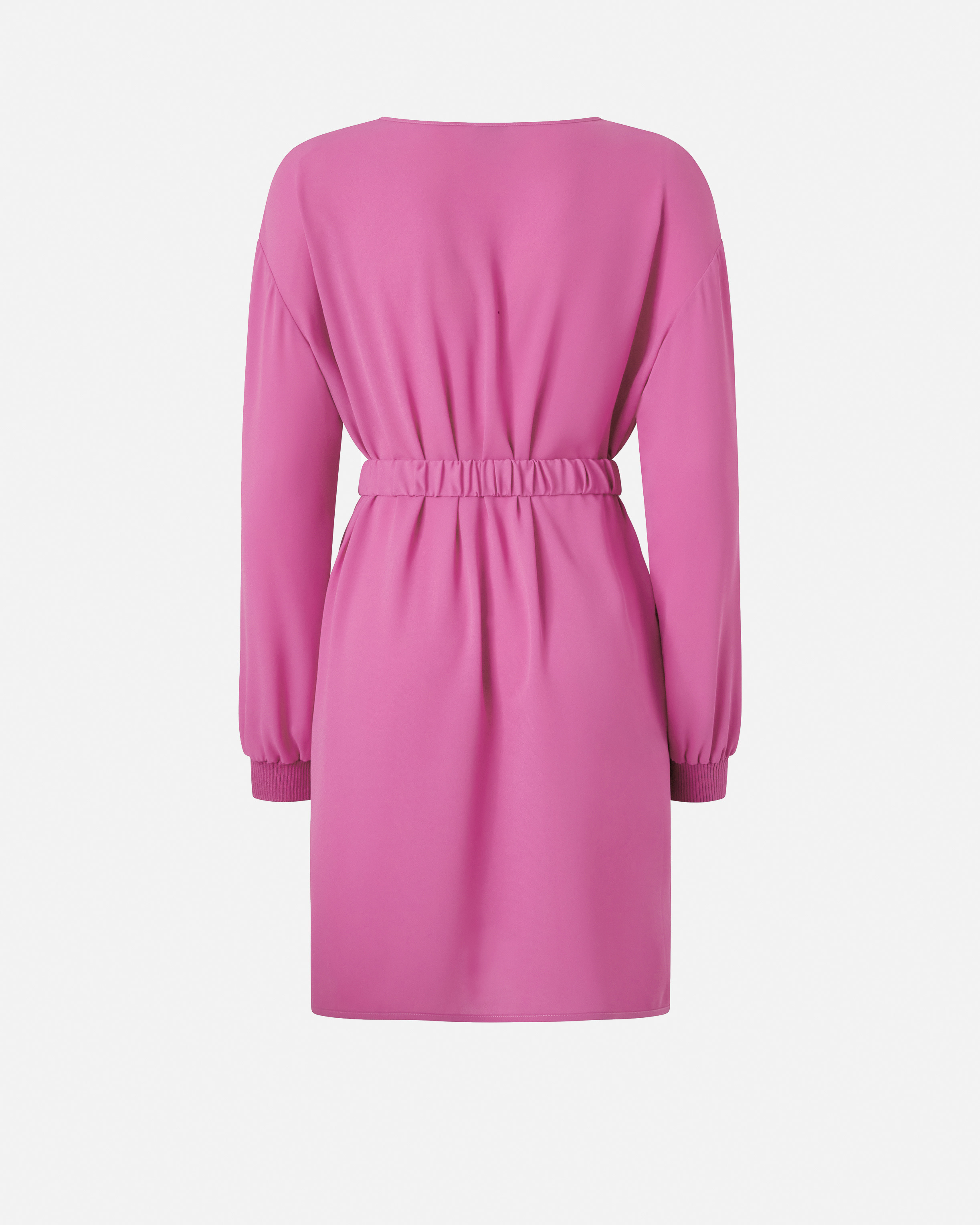 SHORT TECHNICAL CREPE DRESS - 7