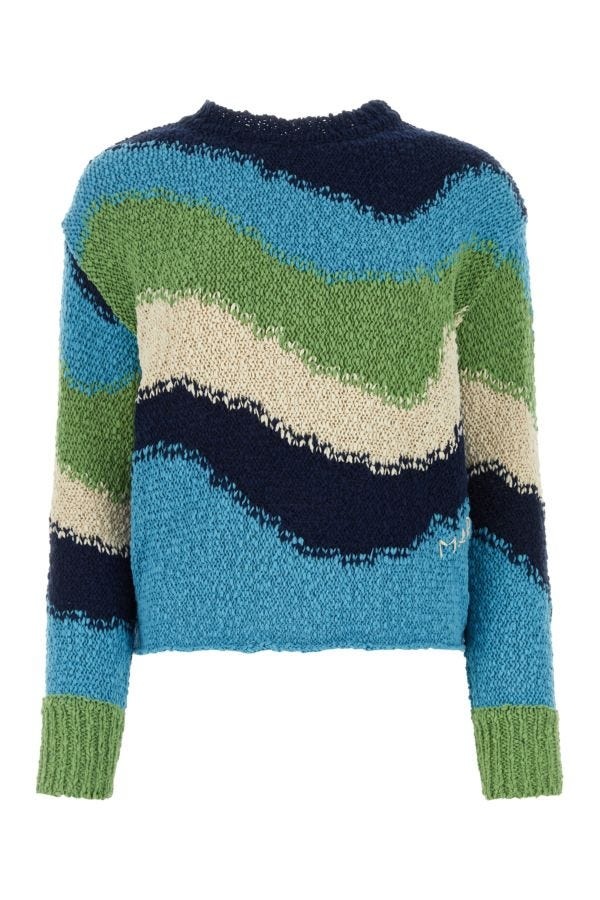 patterned intarsia-knit jumper - 1