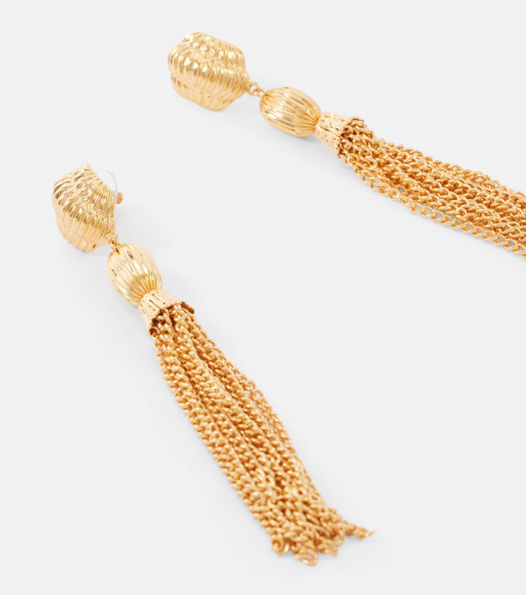 Arthella gold-plated drop earrings - 4