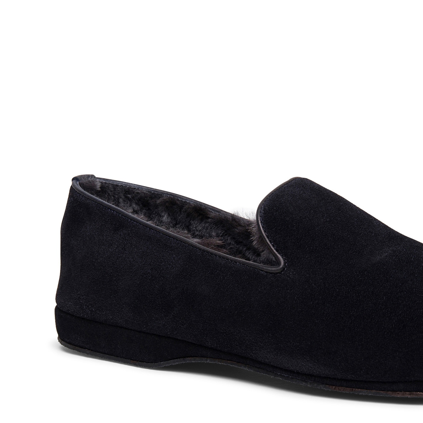 Men’s blue suede slipper - 5
