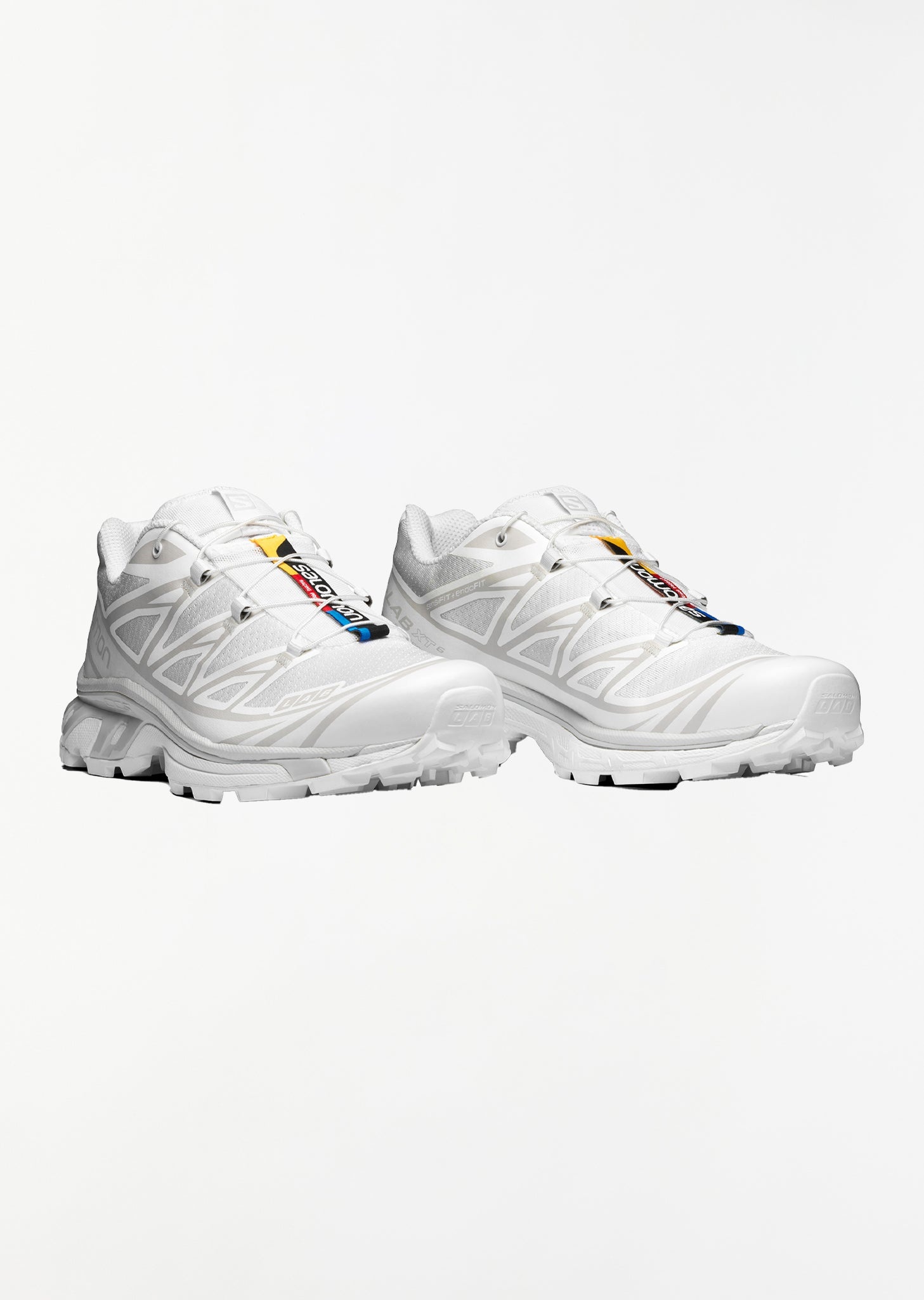 XT-6 — White/White/Lunar Rock Sneakers - 3