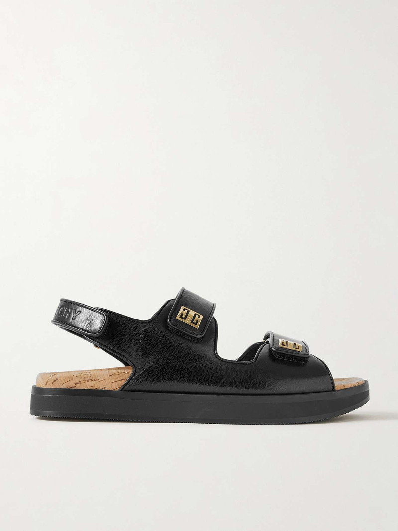 4G logo-embellished leather sandals - 1