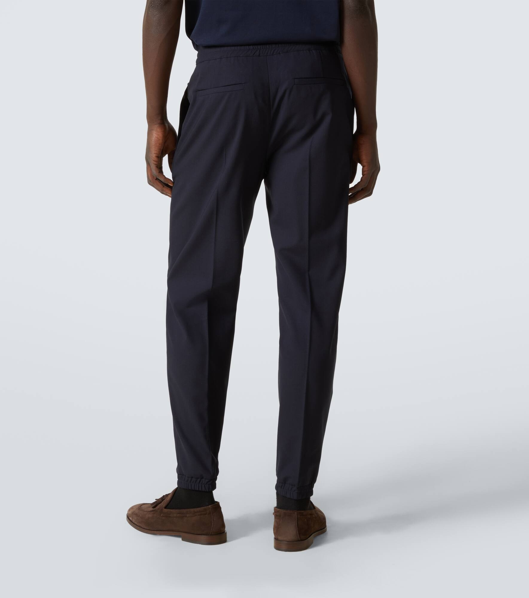 Wool-blend sweatpants - 4