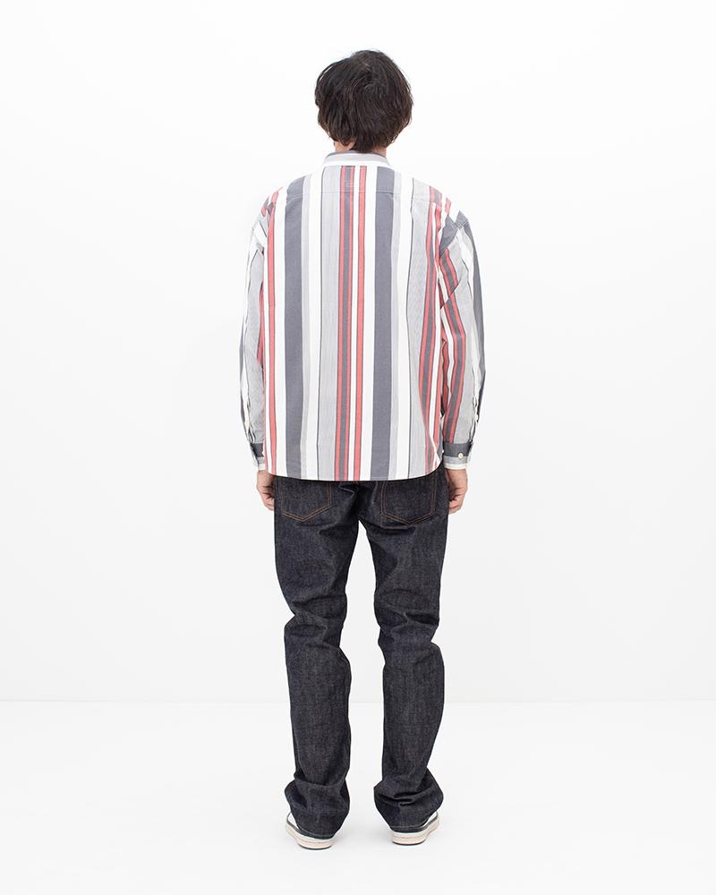 1920 CHAMBRAY L/S (C/SI) RED STRIPE - 4