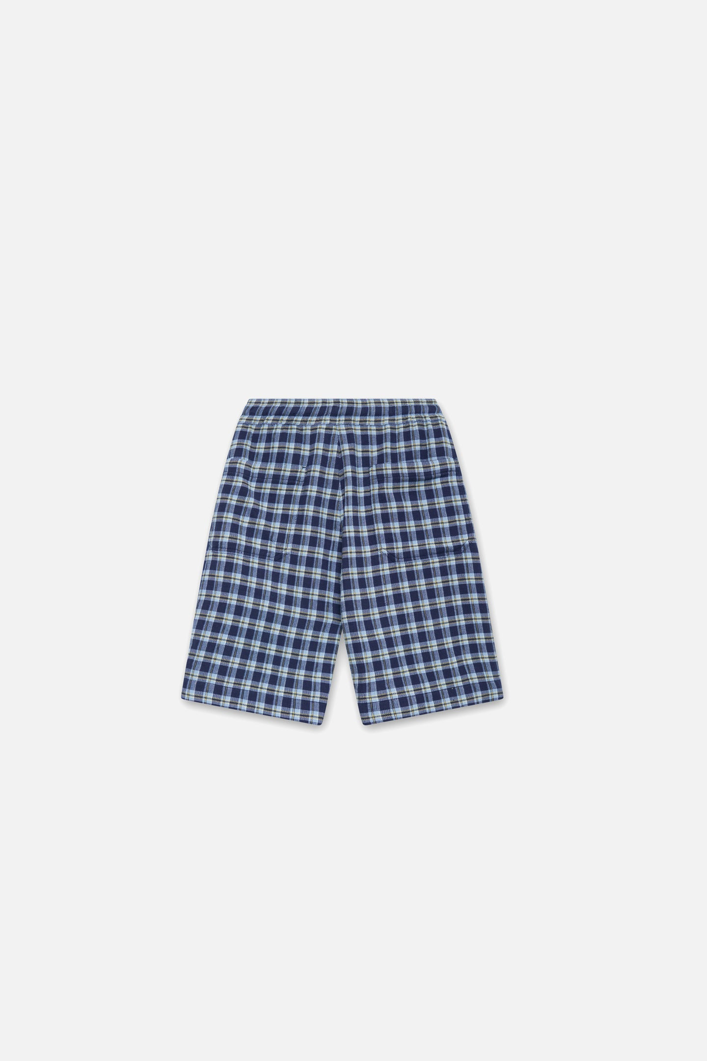DUNE PLAID FRINGE BEACH SHORT - 5