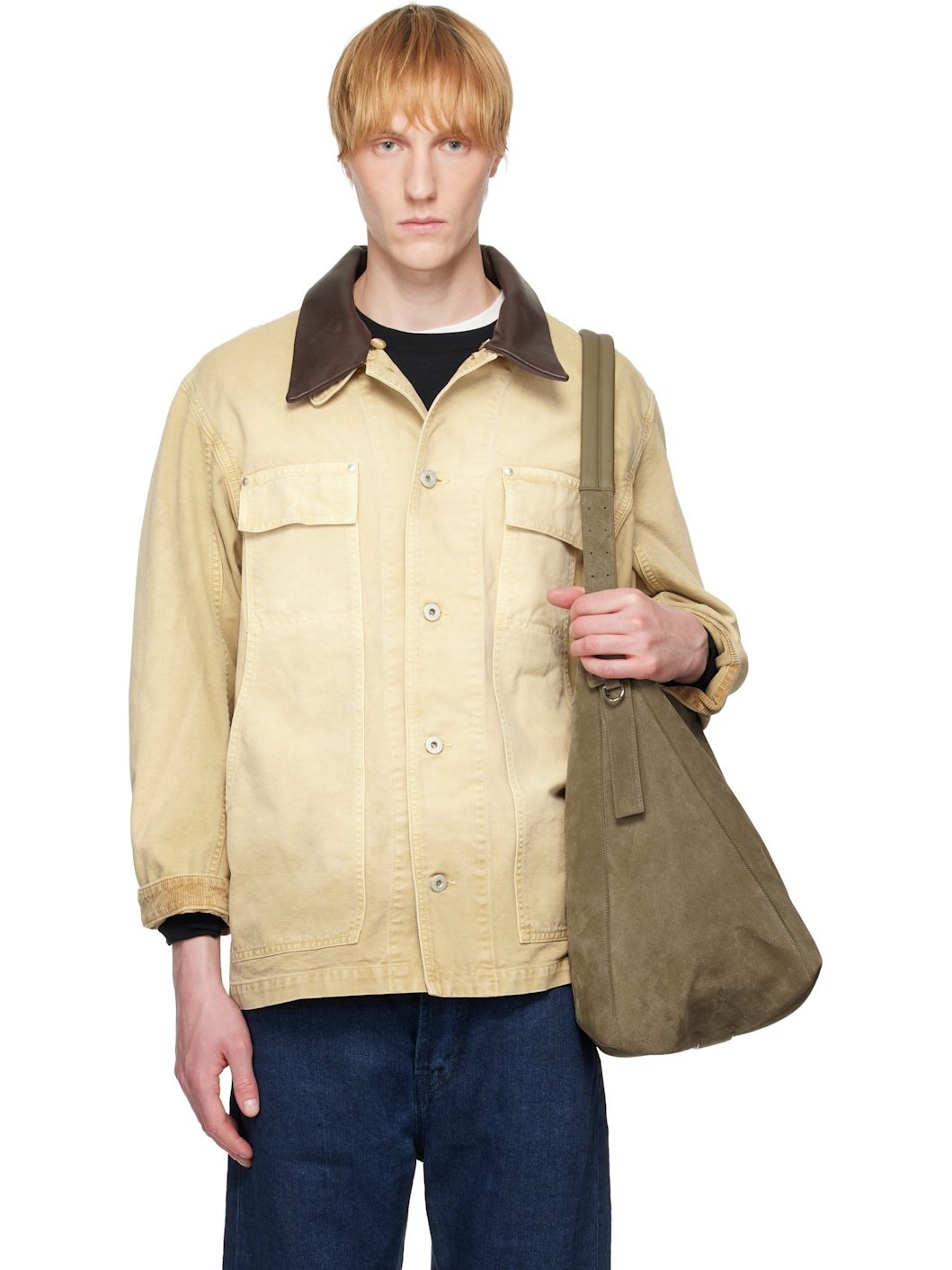 Beige Organic Cotton Duck Jacket - 1