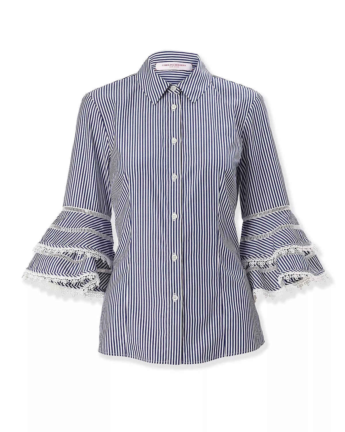 Tiered Ruffled Sleeve Blouse - 4