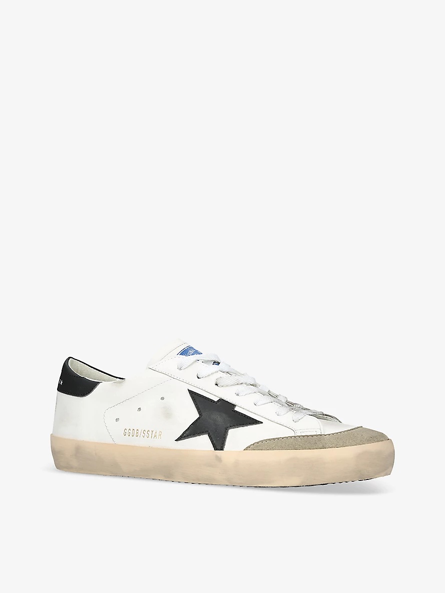 Men's Superstar Bio logo-print low-top faux-leather trainers - 3