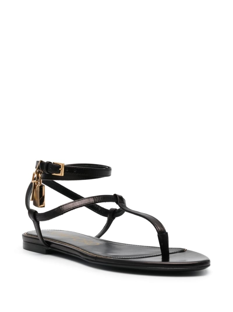 Padlock flat sandals - 2