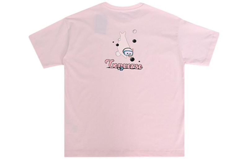 Converse (WMNS) Converse Summer Beach Tee 'Pink' 10025879-A02 outlook