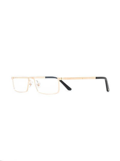 Cartier gold square glasses outlook