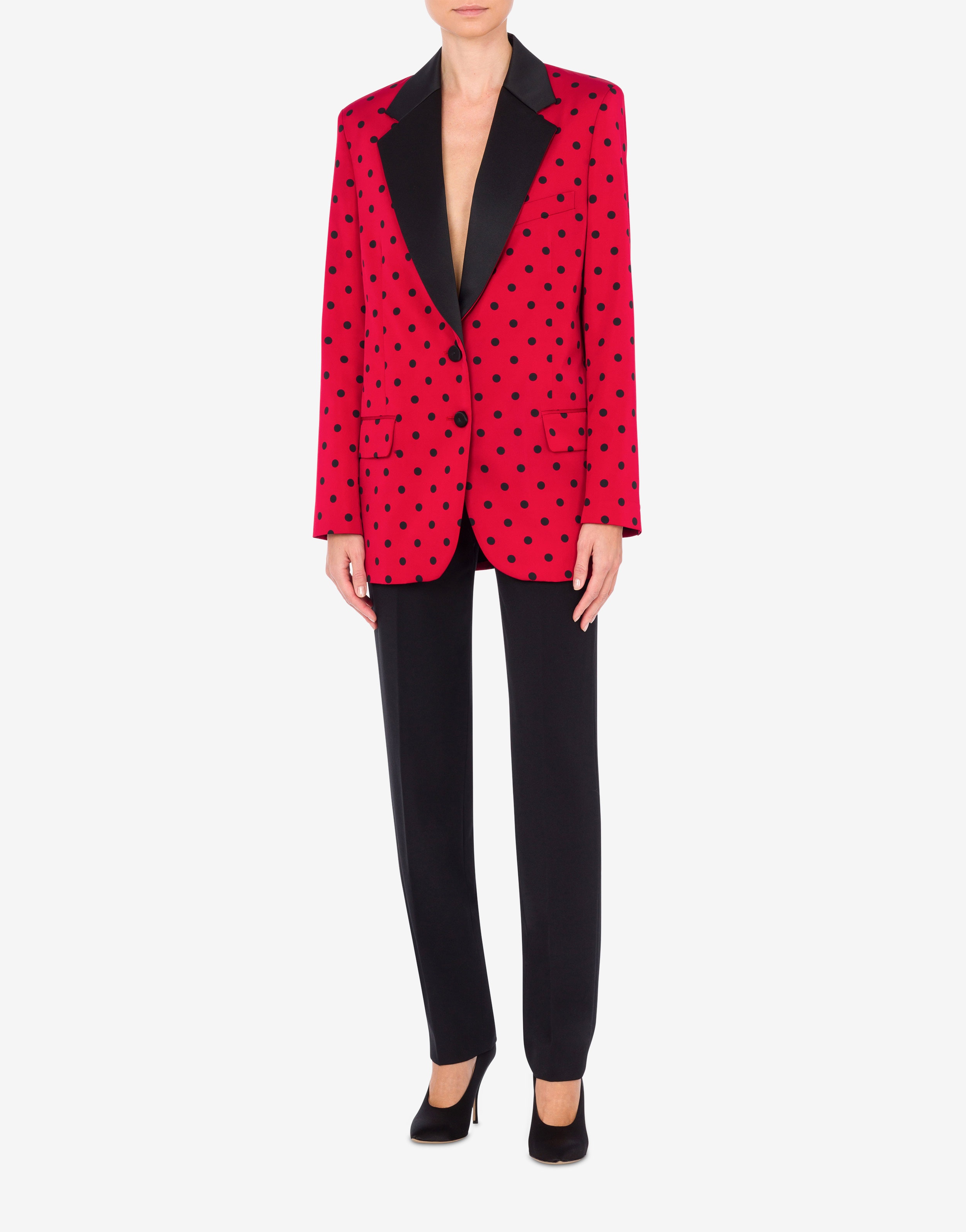 ALLOVER POLKA DOTS TAFFETA JACKET - 2