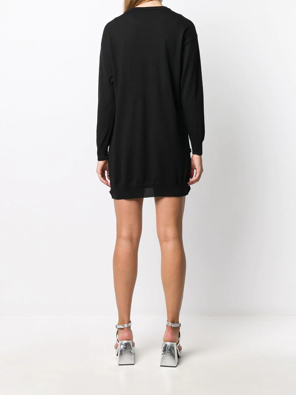 side-button jumper dress - 4