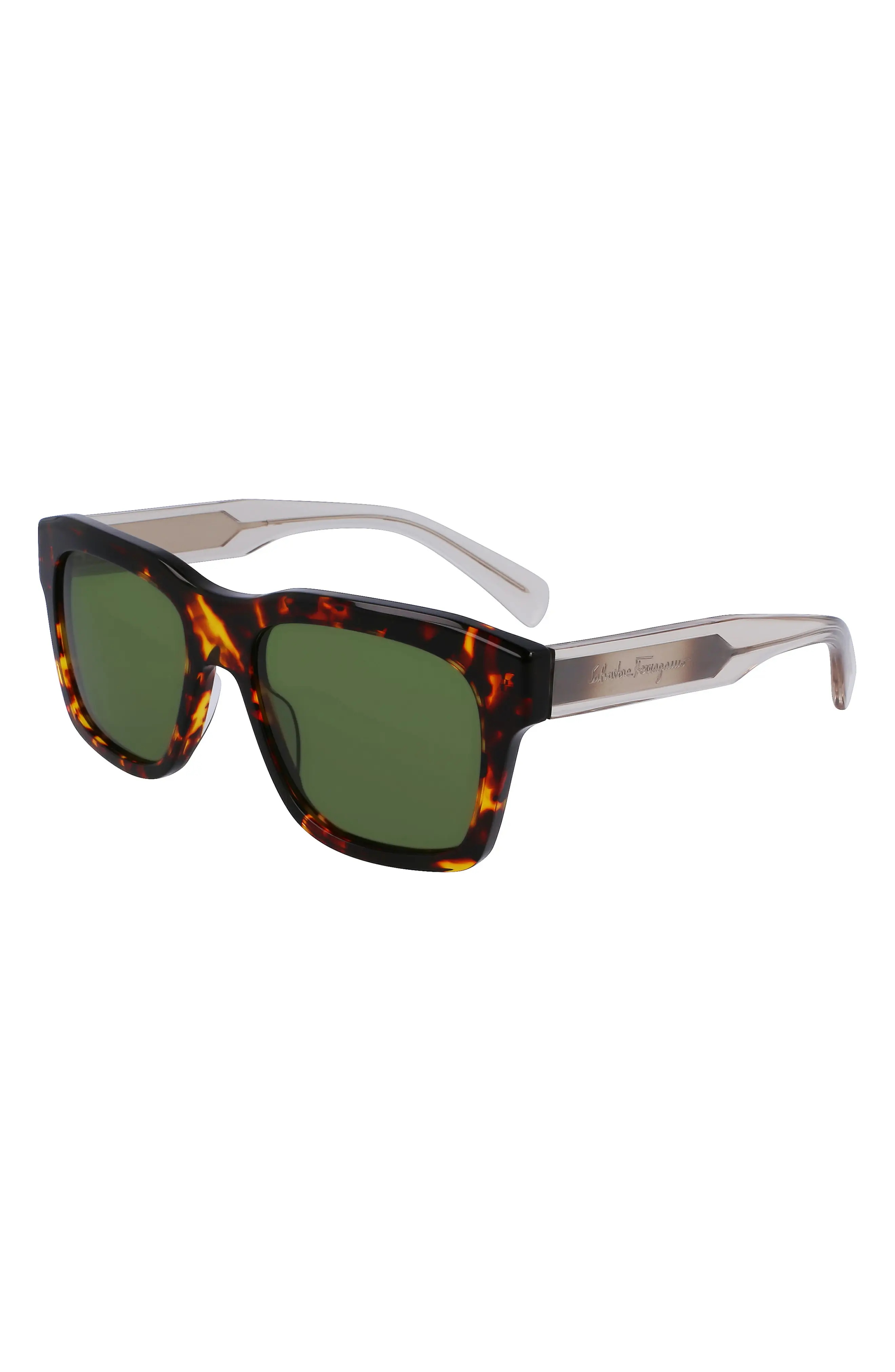 56mm Polarized Rectangular Sunglasses - 2