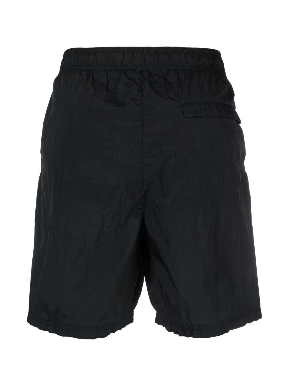 logo-patch crinkled swim shorts - 2