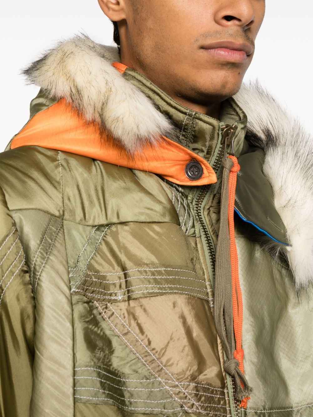 Parachute Scrapwrk color-block panelled jacket - 5