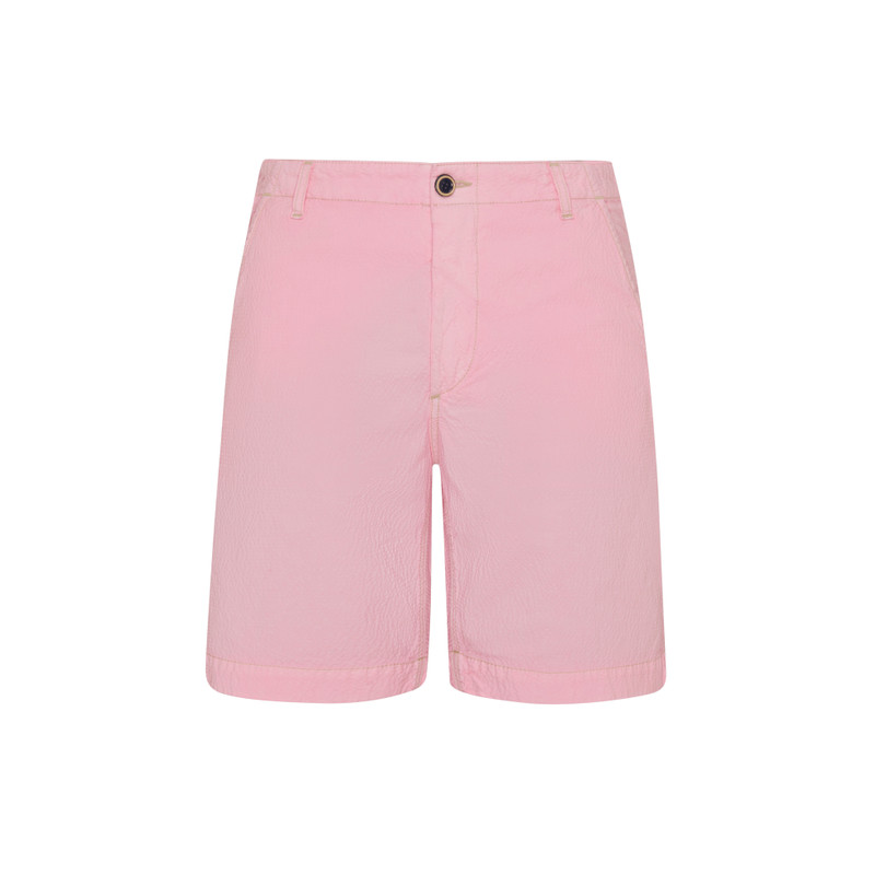 Men Cotton Seersucker Bermuda Shorts 1