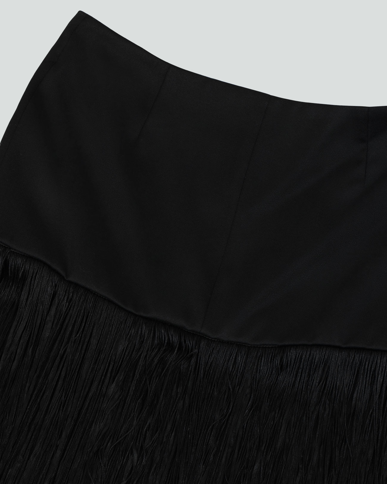 BUNDLES SKIRT BLACK WOOL - 6