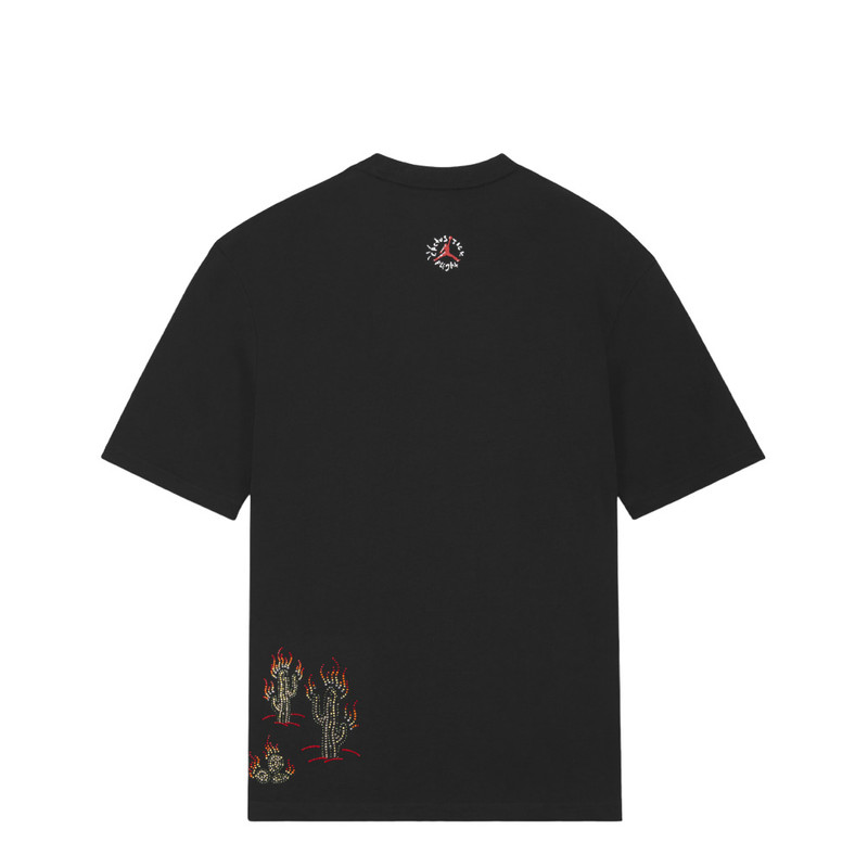 Jordan Air Jordan x Travis Scott Flight Graphic T-shirt Asia Sizing 'Black' DO4102-010 outlook