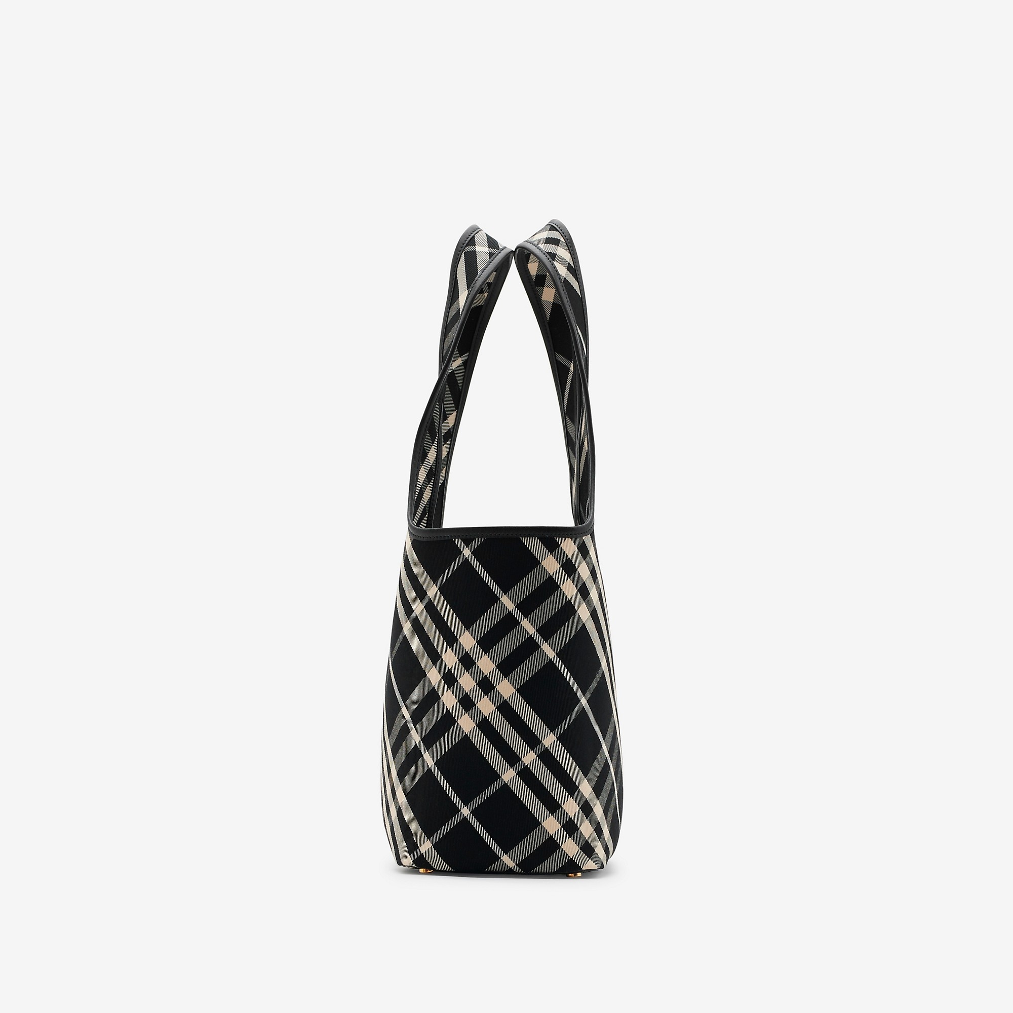 Small Check Tote - 4