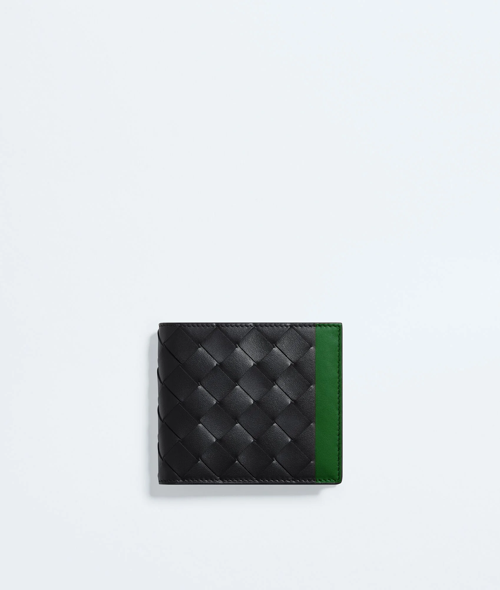 Intrecciato Bi-Fold Wallet with Coin Purse - 1