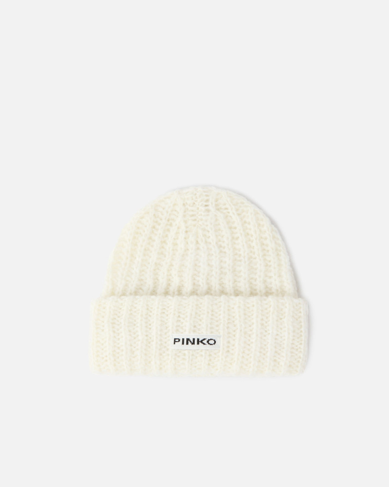 BEANIE WITH PINKO LOGO LETTERING 1