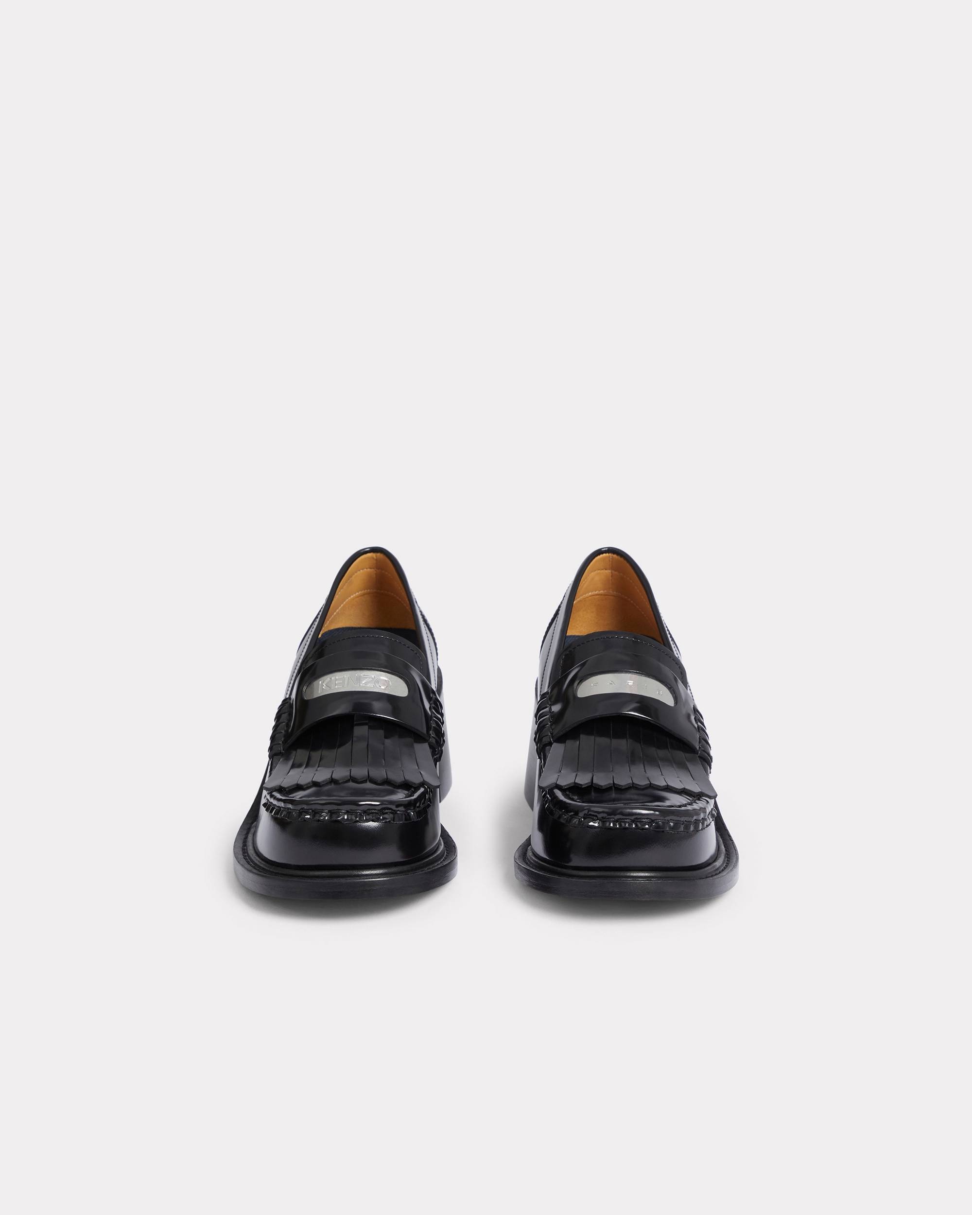 KENZOSMILE heeled leather loafers - 3