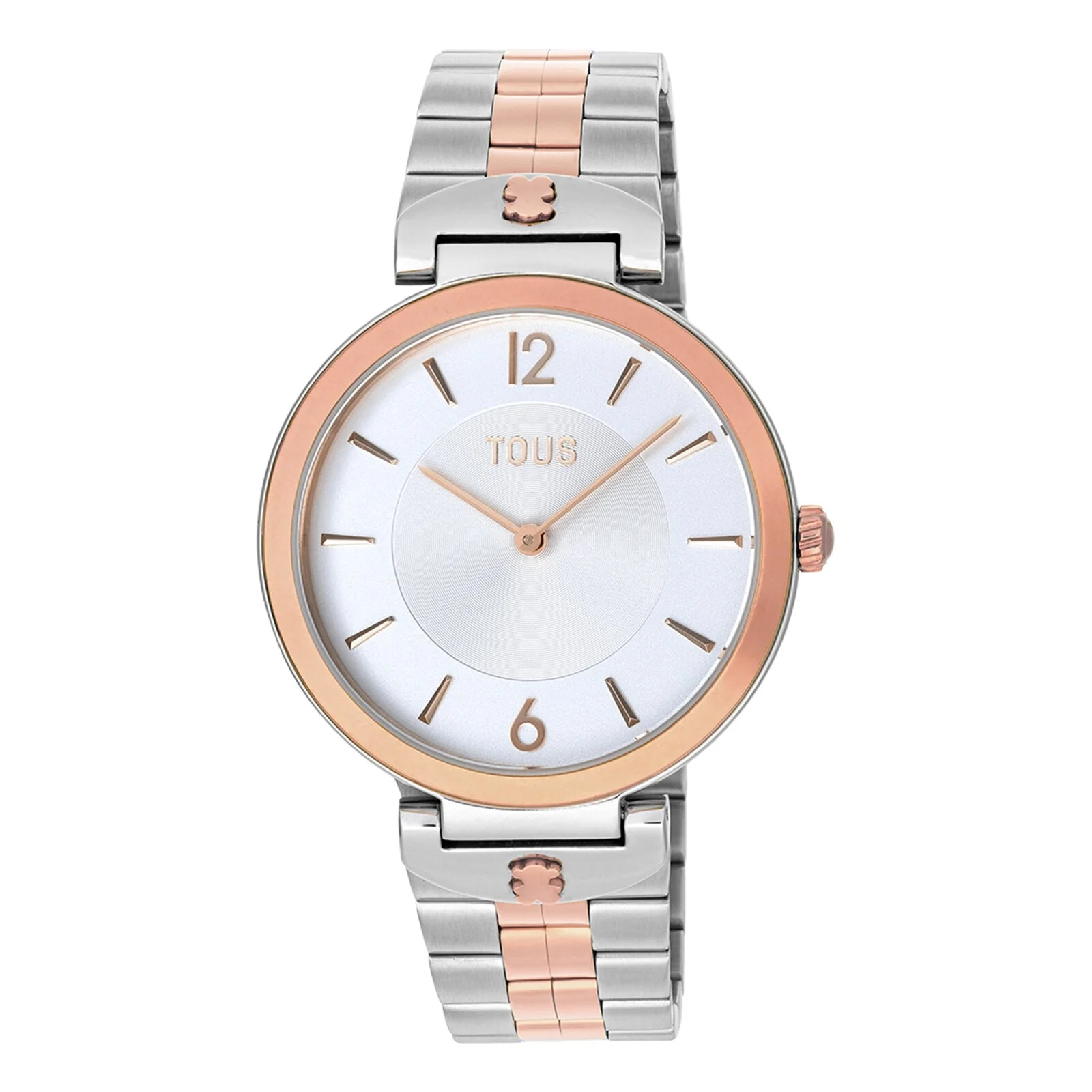 Analogue watch with steel and pink-colored IPRG steel wristband S-Band - 1