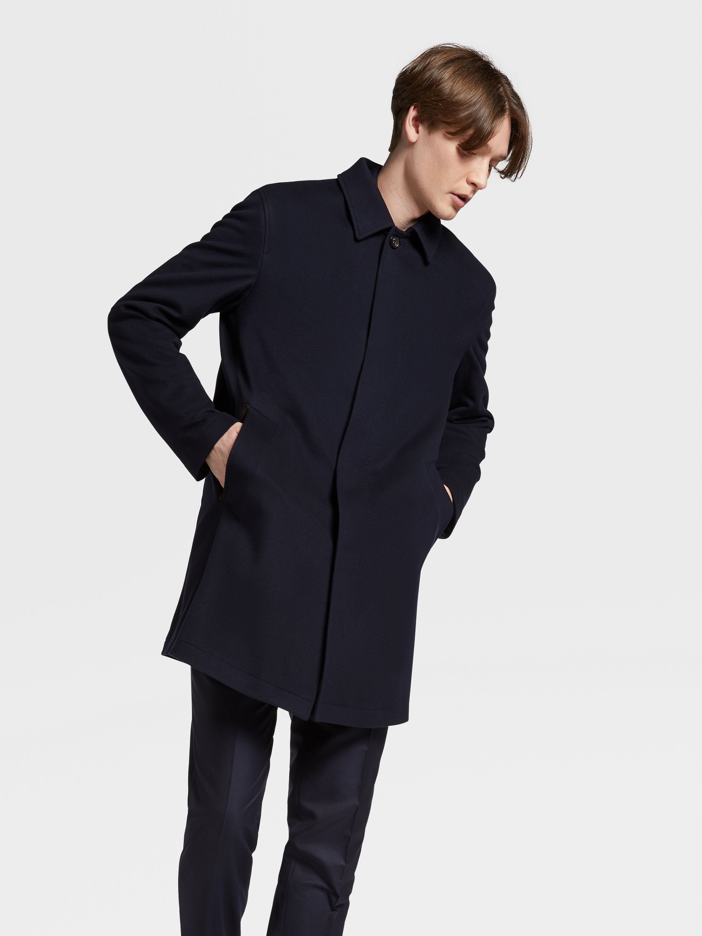 12MILMIL12 WOOL BEAVER CAR COAT - 4