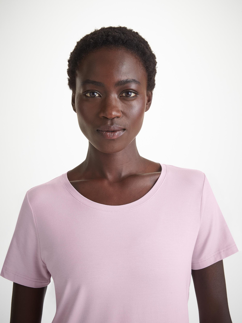 Women's T-Shirt Lara Micro Modal Stretch Wisteria 5