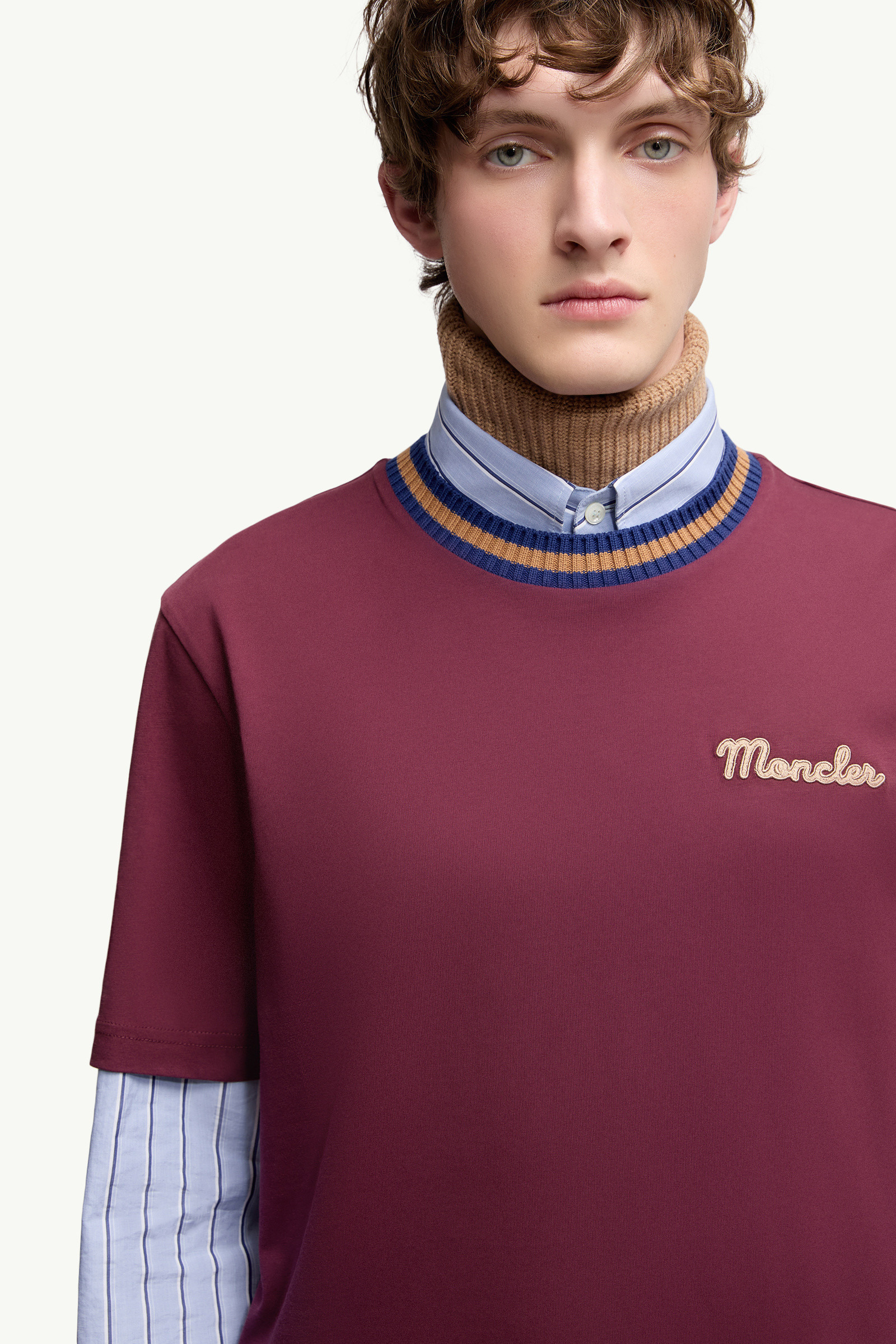 Embroidered Logo Cotton T-Shirt - 6
