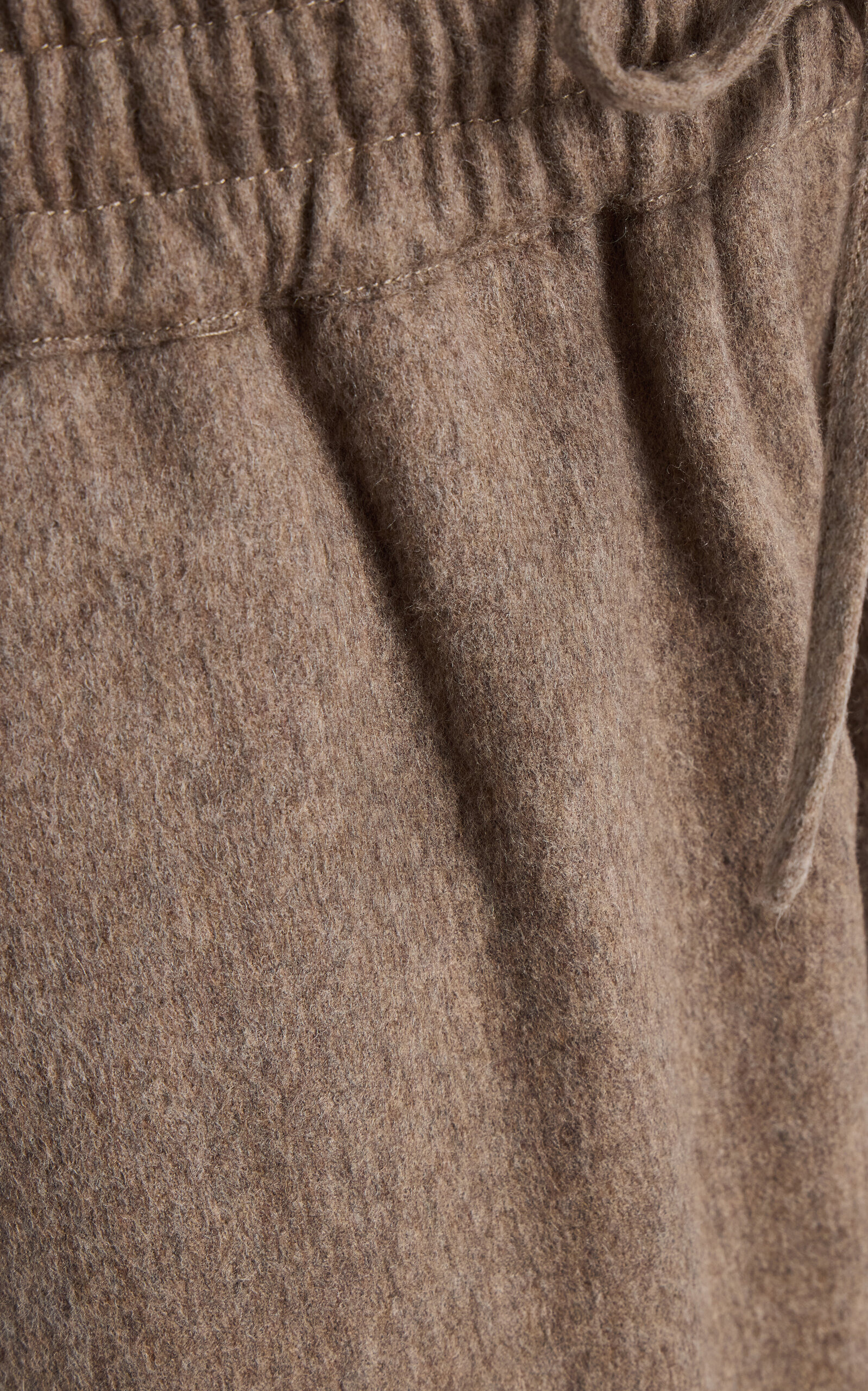 Flannel Wool-Cashmere Joggers taupe - 5
