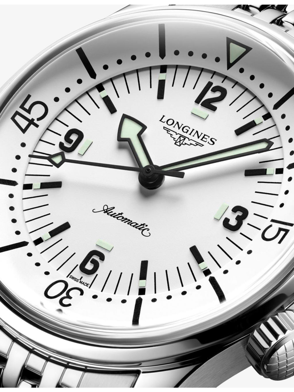 L3.764.4.16.6 Legend Diver Stainless-Steel Automatic Watch - 4