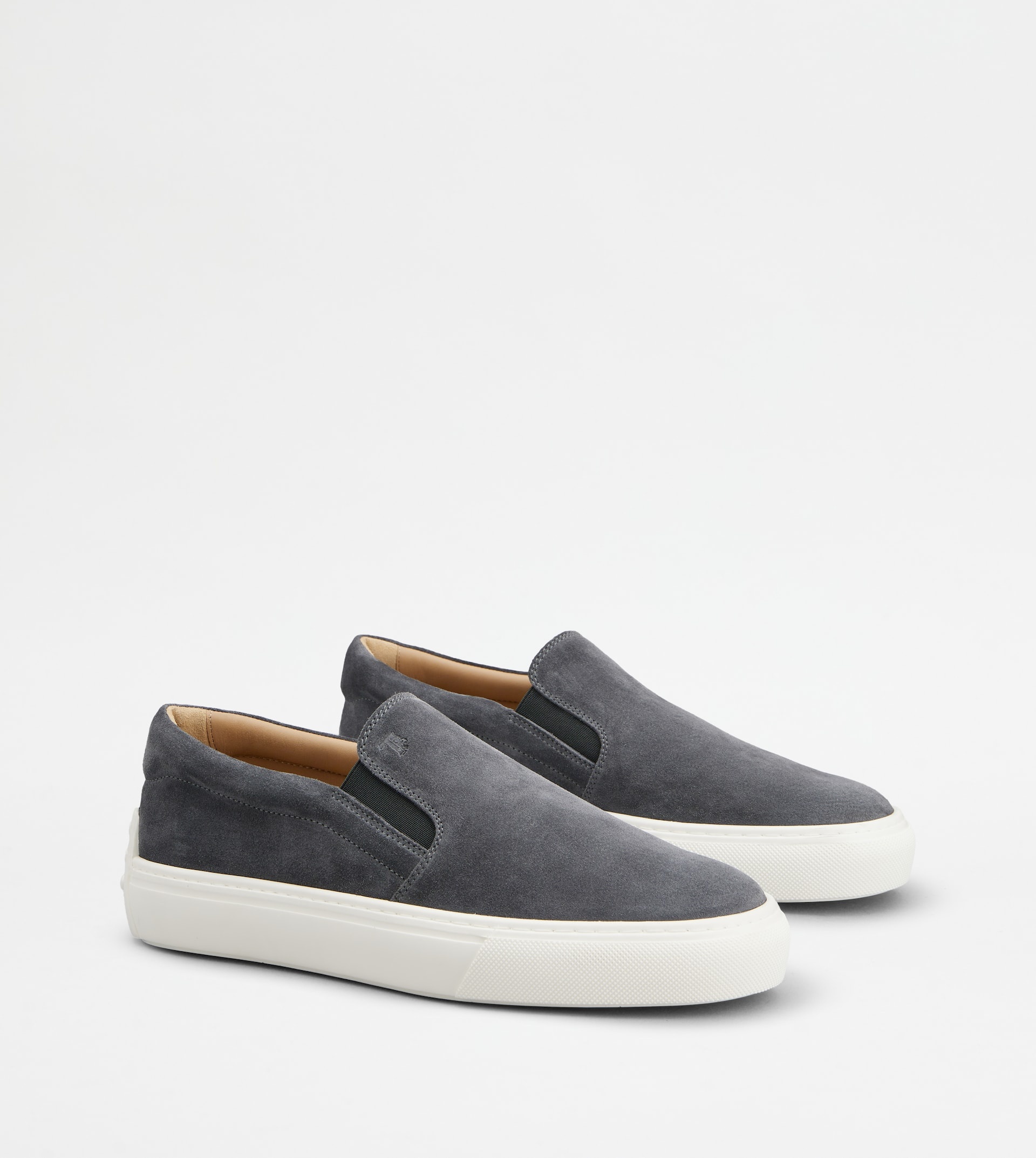 SLIP-ONS IN SUEDE - GREY - 3