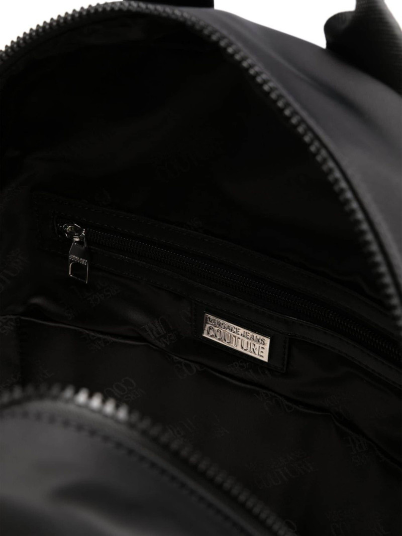 logo-stripe laptop backpack 5